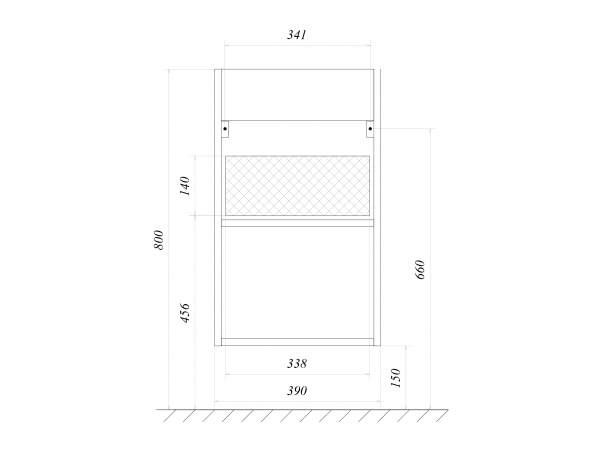 Тумба Ноктюрн 40П 1д, мдф, Белый глянец