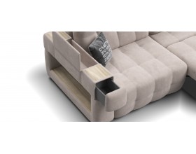 Босс ХО Макс диван Велюр Монолит латте