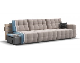 Босс ХО Макс диван Велюр Монолит латте