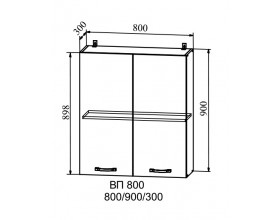 Корпус верхний высокий ВП 800