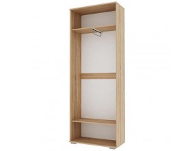 ИТАЛИЯ Шкаф ШК-800 Сонома-Белый глянец