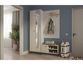   Тоскана 535.01 Шкаф 2-х дверный Кашемир серый