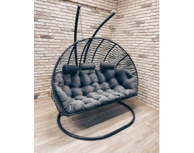 Подвесное кресло кокон Фэмили Премиум Зигзаг (трёхместный)