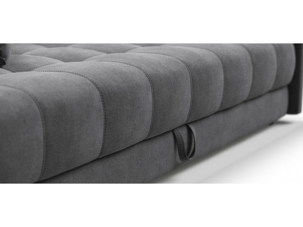 Тахта BOSS велюр Monolit серый