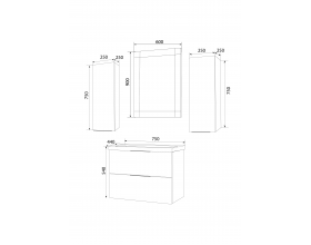 Пенал Liriya 25П 1д. Wood L