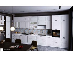 Ручка-скоба FS 139 128 старое олово/белый