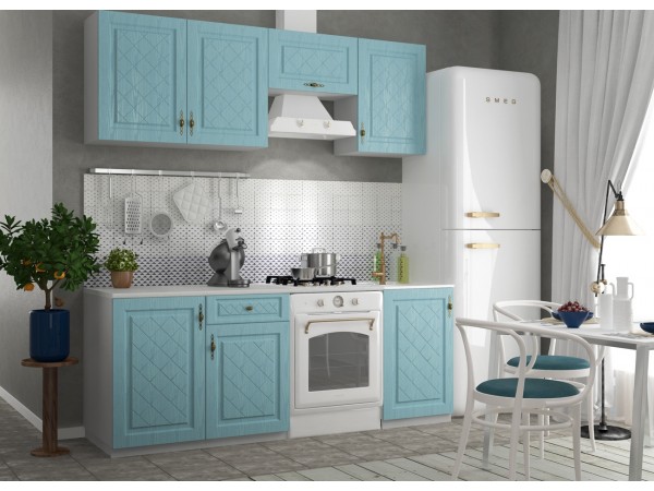 Кухня Гранд Зеленый 2,1 м