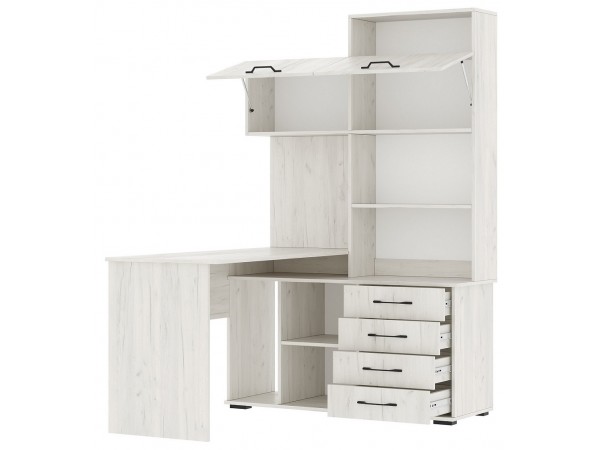 Письменно-компьютерный стол ПКС-11 Крафт белый