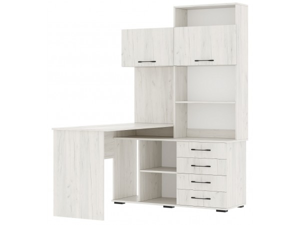 Письменно-компьютерный стол ПКС-11 Крафт белый