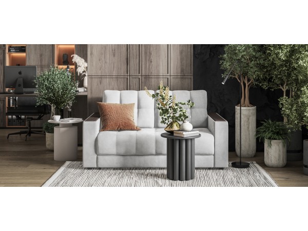 Диван BOSS Compact велюр Monolit сталь Диван BOSS Compact велюр Monolit сталь