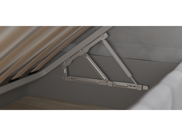 Кровать BOSS mini велюр Monolit сталь  + ПМ 