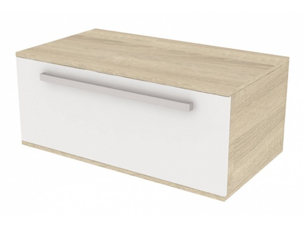 Рио 135.23М Тумба под TV Дуб сонома/Белый глянец