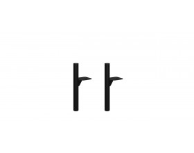 Опоры мебельные 4 шт Соло Ф 25х150 Черный