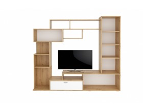 Гостиная Диско дуб дикий/белый СТЛ.150.01