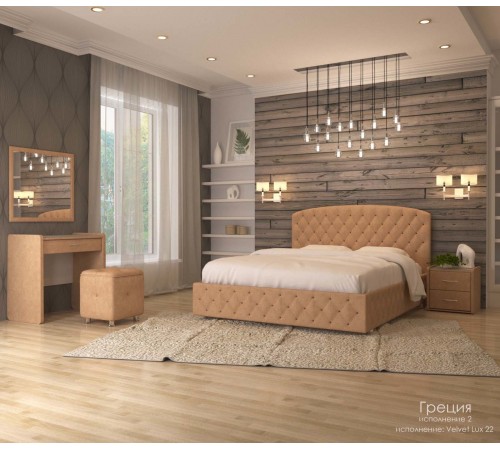 Кровать Греция Velvet lux 22