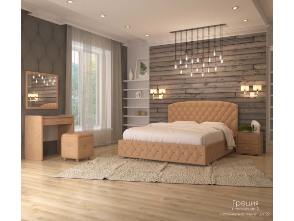 Кровать Греция Velvet lux 22