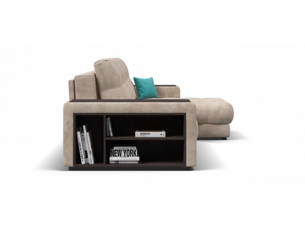 Диван BOSS 3.0 XL угол велюр Alkantara пепел