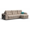 Босс ХЛ угловой диван Велюр Алькантара пепел