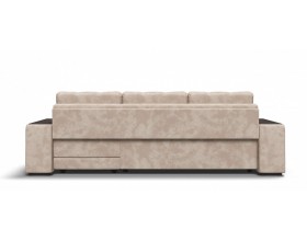 Босс ХЛ угловой диван Велюр Алькантара пепел