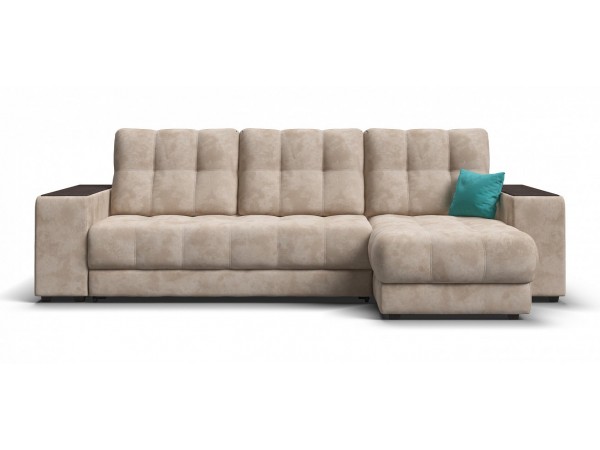 Диван BOSS 3.0 XL угол велюр Alkantara пепел