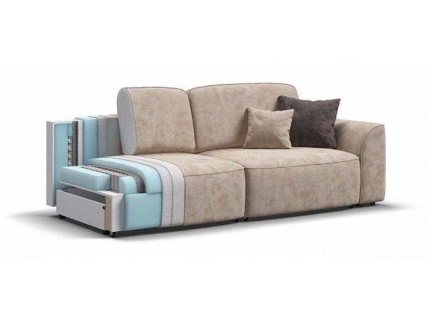 Диван KING SE велюр Alkantara пепел