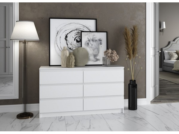 МС Мори комод МК 1380.6 Белый