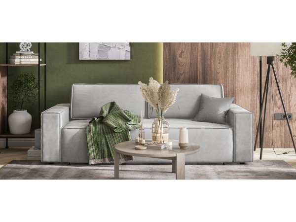 Диван Норд велюр Monolit сталь Диван Норд велюр Monolit сталь