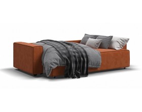 Норд диван Велюр Алькантара оранж