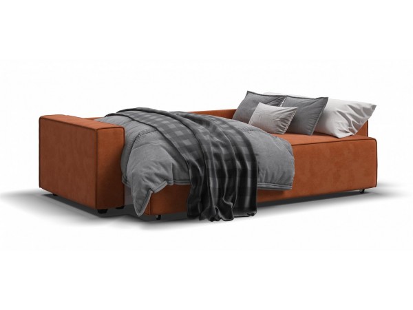 Диван Норд  велюр Alkantara оранж