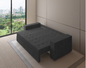 Диван Константин темно-серый вельвет