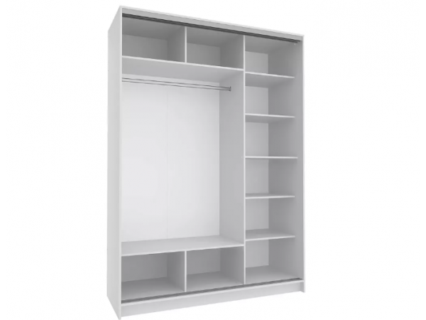 Шкаф-купе 3-х дв Байкал-4 СТЛ.521.02 Бело-серый/Зеркало Шкаф-купе 3-х дв Байкал-4 СТЛ.521.02 Бело-серый/Зеркало