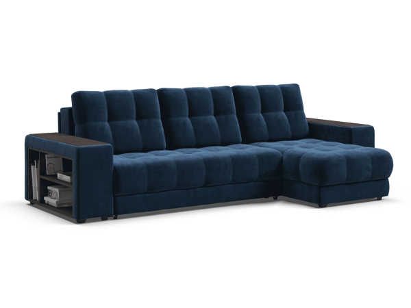 Диван BOSS 3.0 XL угол велюр Monolit синий Диван BOSS 3.0 XL угол велюр Monolit синий