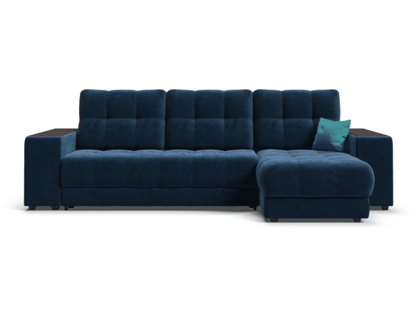 Диван BOSS 3.0 XL угол велюр Monolit синий Диван BOSS 3.0 XL угол велюр Monolit синий