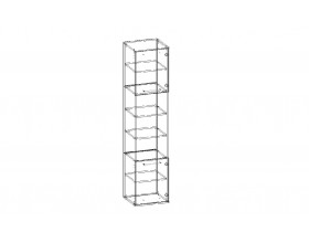 ИТАЛИЯ Пенал П-400 Сонома-Белый глянец