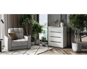 Комод Босс Стандарт Шиншилла серая