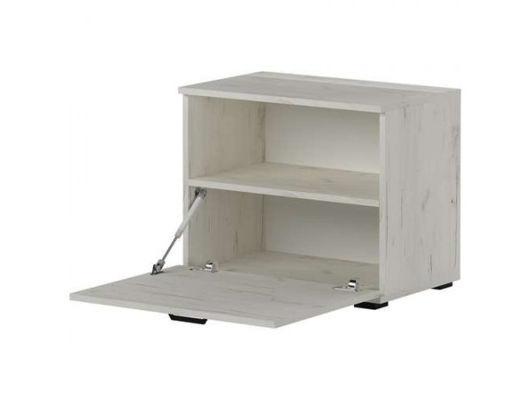 Прихожая Италия вешалка В-600 + обувница О-600 Крафт белый 