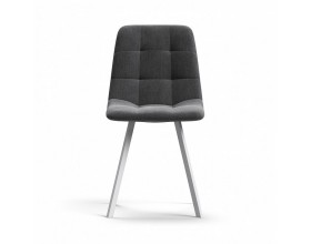 Стул НОРД Velutto серый, белый