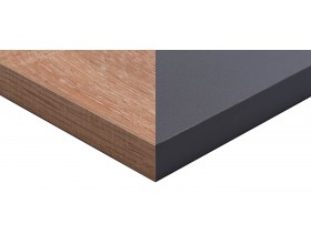 Тумба Симпл Крафт табачный, Серый графит