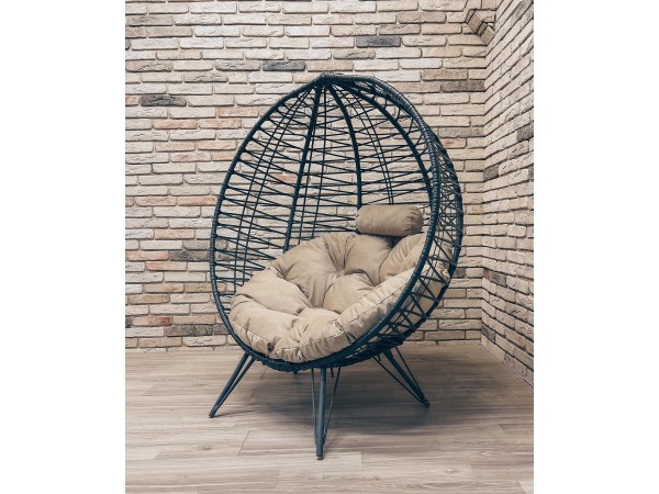 Кресло Кокон Круглое Премиум зигзаг на ножках Кресло Кокон Круглое Премиум зигзаг на ножках