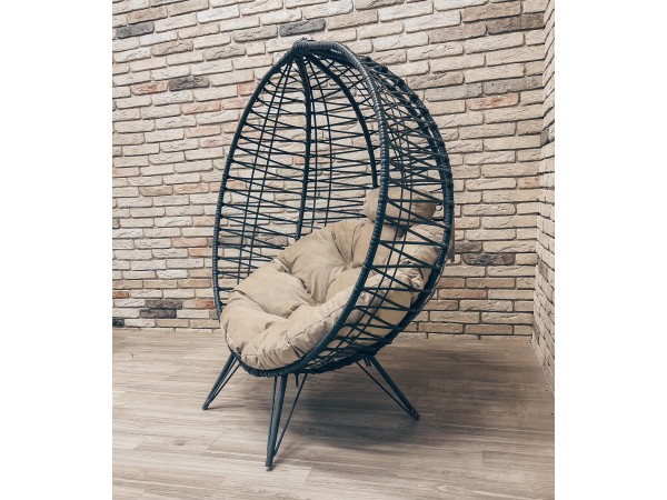 Кресло Кокон Круглое Премиум зигзаг на ножках Кресло Кокон Круглое Премиум зигзаг на ножках