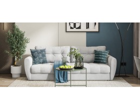 Престон диван Велюр Монолит сталь