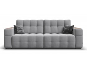 Босс ХО диван Велюр Монолит сталь