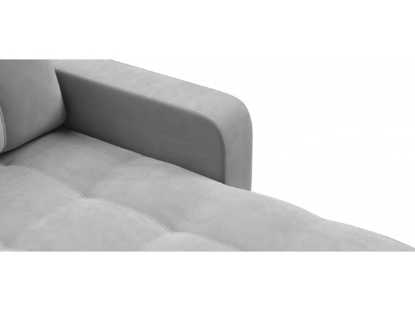 Угловой диван DANDY Euro SE велюр Monolit сталь