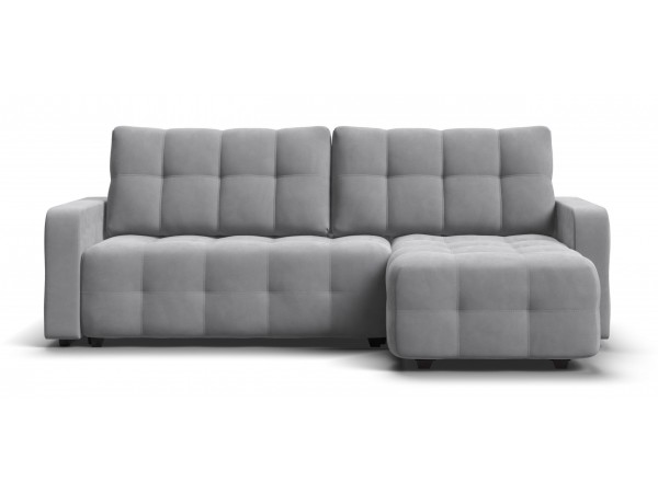 Угловой диван DANDY Euro SE велюр Monolit сталь