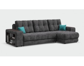 Диван BOSS 3.0 XL угол велюр Alkantara серый