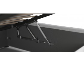 Белла Кровать+ПМ 160*200 Велюр Монолит сталь