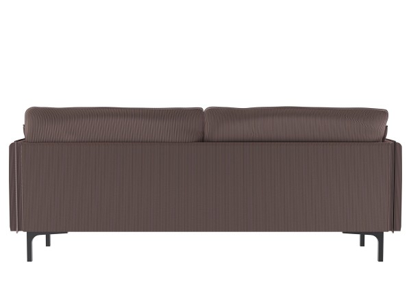 Гостевой диван Сиеста коричневый велюр