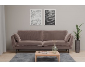 Гостевой диван Сиеста коричневый велюр