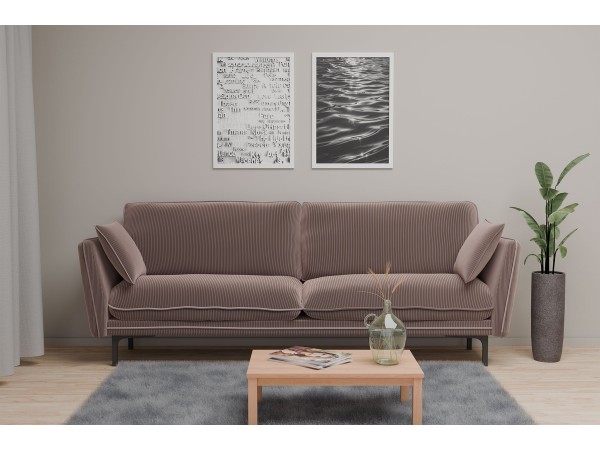 Гостевой диван Сиеста коричневый велюр