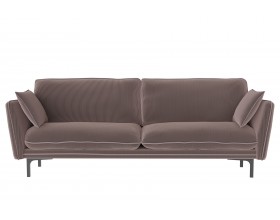 Гостевой диван Сиеста коричневый велюр